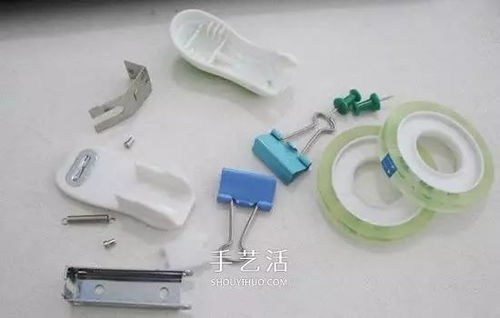 辦公用品手工制作摩托車模型的方法圖解