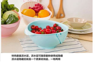 廚房小創(chuàng)意 金勝翻蓋瀝水籃，打造便捷高效洗滌空間